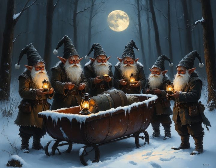 Образы персонажей фольклора Коми от нейросети